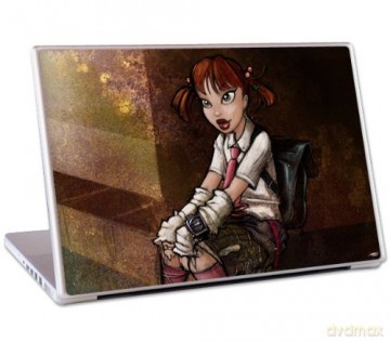 Musicskins: PinUp Toons Schoogirl (MacBook Air)