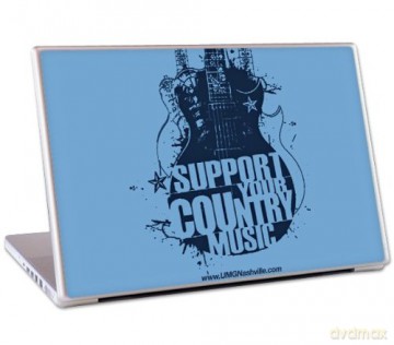 Musicskins: UMG Nashville - Support Your Country Music (MacBook Air)