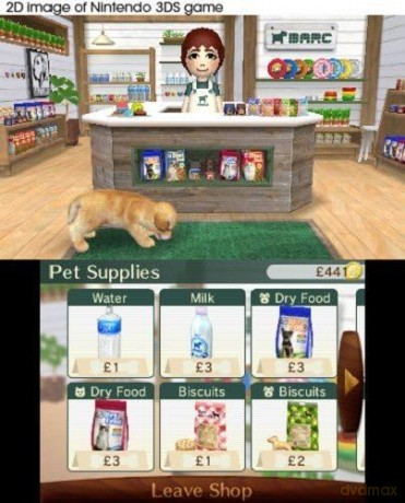 Nintendogs and Cats 3D: Golden Retriever (Selects) [GRA 3DS]
