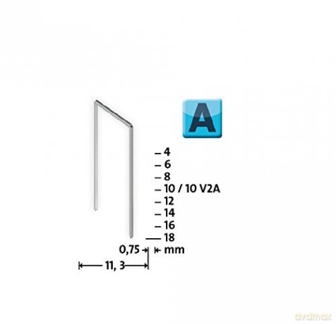 Novus - Typ 53/12 A-12 mm Staples (Pack of 1000)