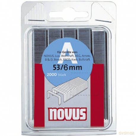 Novus - Typ 53/6 A-6 mm Staples (Pack of 2000)