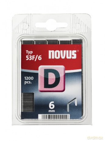 Novus - Typ 53F/6 D-6 mm Staples (Pack of 1200)