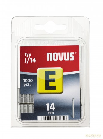 Novus - Typ J/14 E-14 mm Staples (Pack of 1000)