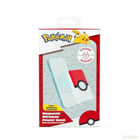 OTL Pokemon Magsafe Wireless Magnetic Power Bank (Poke Ball)