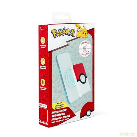 OTL Pokemon Magsafe Wireless Magnetic Power Bank (Poke Ball)