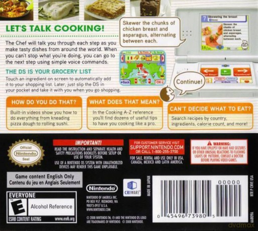 Personal Trainer: Cooking [GRA NDS]