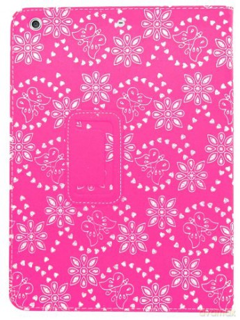 Pink glitter flowers case
