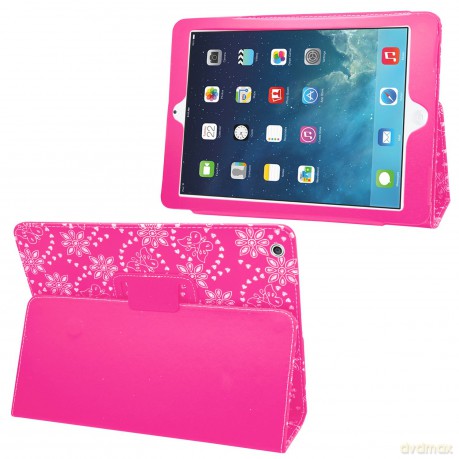 Pink glitter flowers case