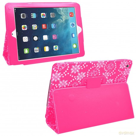 Pink glitter flowers case