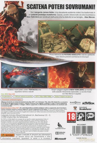 Prototype 2: Radnet Edition (Italian Box) [GRA XBOX360]