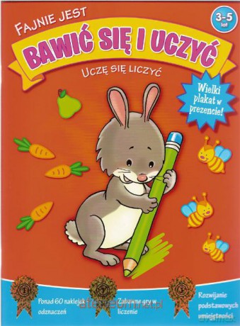 Fajnie jest bawić się i uczyć - Uczę się liczyć [KSIĄŻKA]
