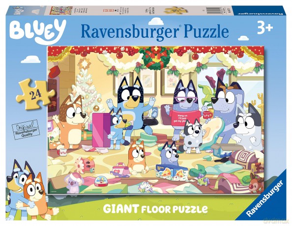 RAVENSBURGER Bluey Christmas Giant fl. 24 el. [PUZZLE]