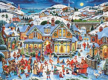 RAVENSBURGER Christmas Collection 4x500 el. [PUZZLE]