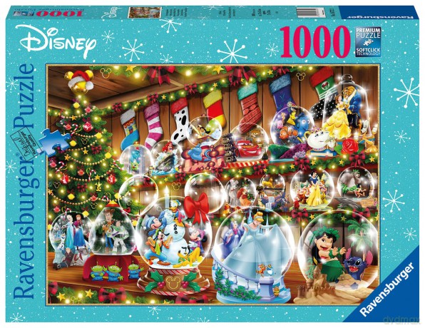 RAVENSBURGER Disney Christmas Snowglobe Paradise 1000 el. [PUZZLE]