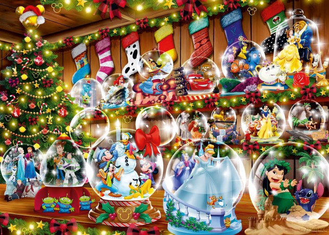 RAVENSBURGER Disney Christmas Snowglobe Paradise 1000 el. [PUZZLE]