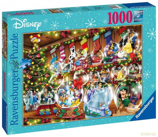 RAVENSBURGER Disney Christmas Snowglobe Paradise 1000 el. [PUZZLE]