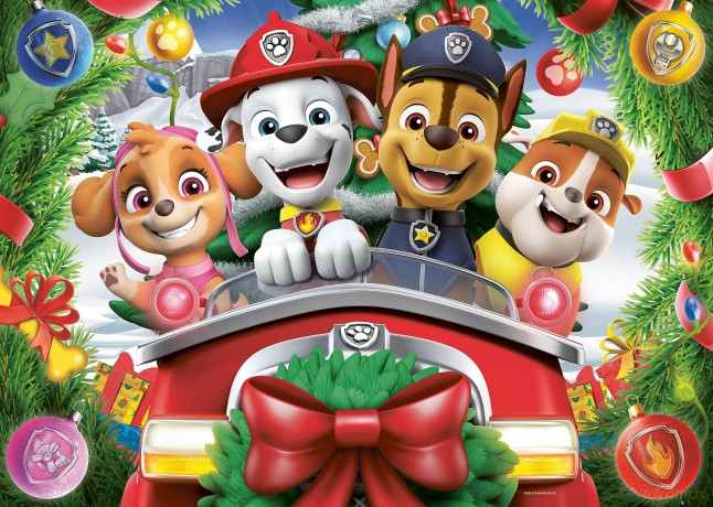 RAVENSBURGER Paw Patrol Christmas Giant 24 el. [PUZZLE]