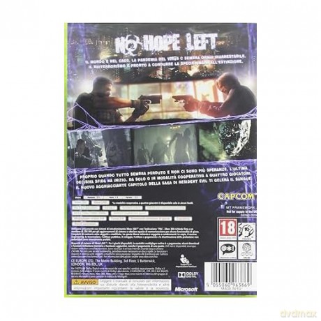 Resident Evil 6 (Italian Box EFIGS In Game) [GRA XBOX360]