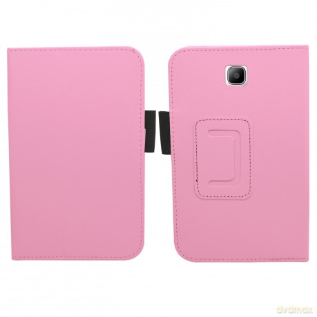 Samrick executive soft leather book wallet pink with pen
