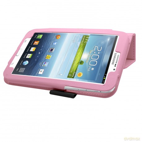 Samrick executive soft leather book wallet pink with pen