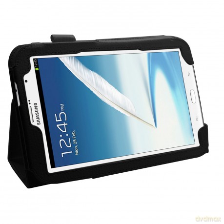 Samsung Tablet Hard Leather case with Pen (Black)