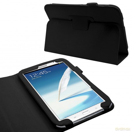 Samsung Tablet Hard Leather case with Pen (Black)