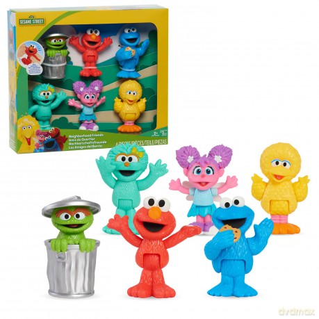 Sesame Street - Neighborhood Friends 6 pack/Toys