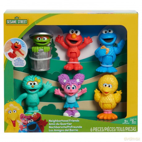 Sesame Street - Neighborhood Friends 6 pack/Toys
