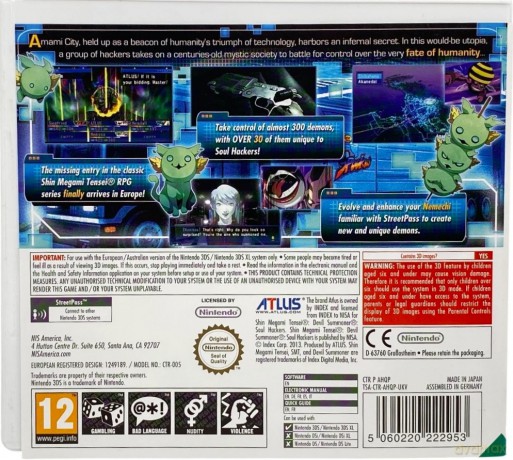 Shin Megami Tensei Devil Summoner Soul Hackers [GRA 3DS]