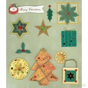 Sigel CS301 Christmas Stickers 3D Handmade, 'Christmas Time'