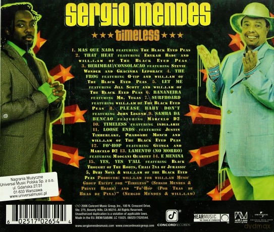 Sergio Mendes: Timeless (Ee Version) [CD]