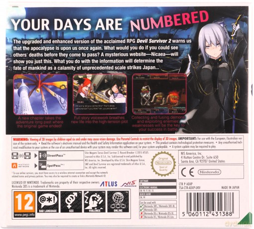 SMT Devil Survivor 2 Record Breaker [GRA 3DS]