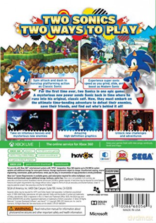 Sonic Generations (Platinum Hits) [GRA XBOX360]
