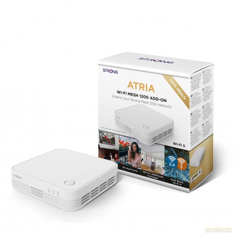 Strong Wi-Fi ATRIA Meshkit 1200 Addon Range Extender Wi-Fi 5 (White) (brytyjska wtyczka)/Netwroking