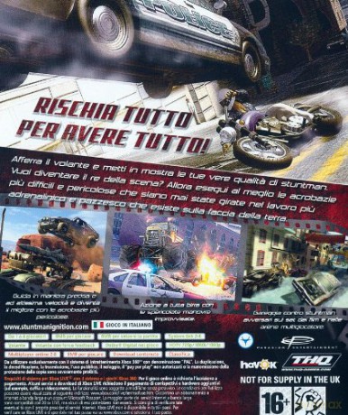Stuntman: Ignition (Italian Box - EFIGS in Game) [GRA XBOX360]