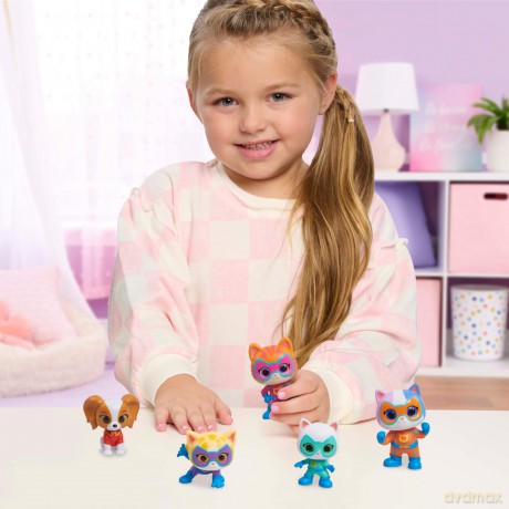 SuperKitties - Collectible Hero Squad Figure Set