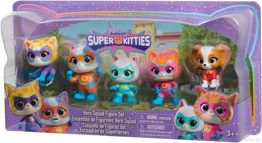 SuperKitties - Collectible Hero Squad Figure Set