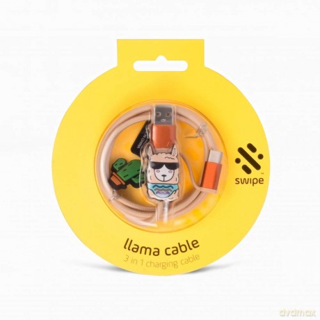 Swipe: 3-in-1 Cable - Llama