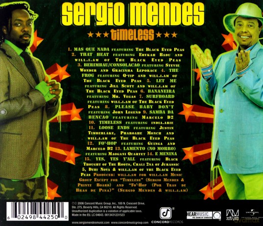 Sergio Mendes: Timeless (Polska Cena !!) [CD]