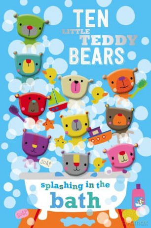 Ten Little Teddy Bears Splashing in the Bath [KSIĄŻKA]
