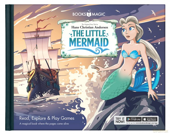 The Little Mermaid - A Magical Augmented Reality Book (Hardback) [KSIĄŻKA]