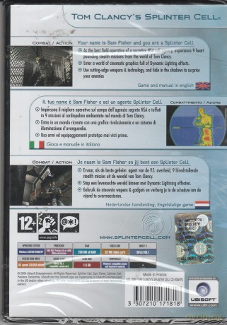 Tom Clancy's Splinter Cell [GRA PC]