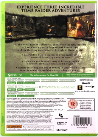 Tomb Raider (Legend, Anniversary Underworld) Triplepack [GRA XBOX360]