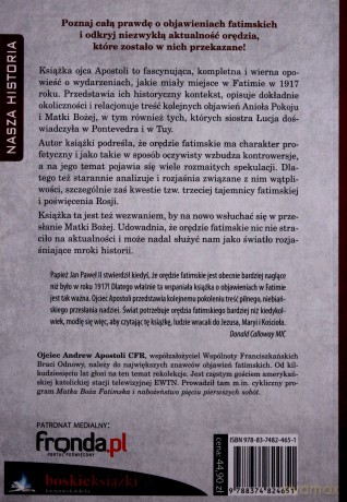 Fatima. Orędzie nadziei na dzisiejsze czasy [KSIĄŻKA]