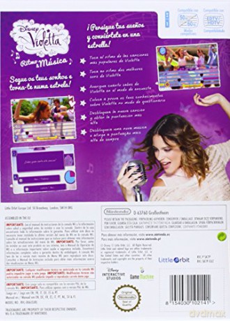 Violetta: Rhythm and Music (Spanish Box - Multi Lang in Game) (Deleted Title) [GRA WII]