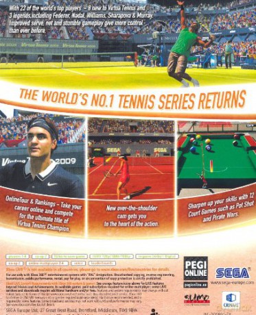 Virtua Tennis 2009 [GRA XBOX360]
