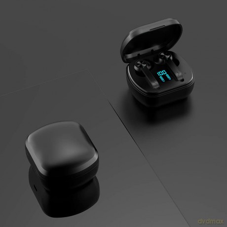 Wave Audio True Wireless Active Noise Cancelling Stereo Earbuds (Black)