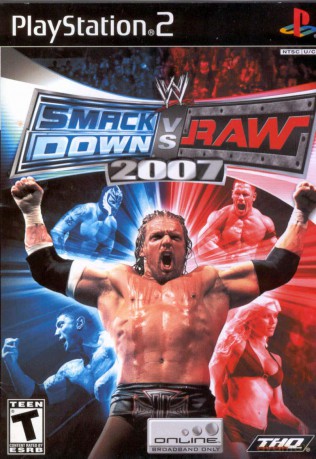 WWE SmackDown! vs. RAW 2007 + WWE New Years Revolution DVD (Italian Box) [GRA PS2]