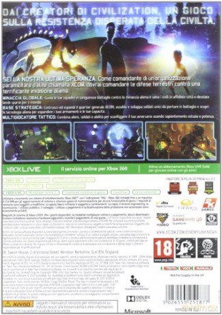 Xcom Enemy Unknown (Italian Box) [GRA XBOX360]