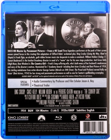 The Country Girl (Dziewczyna z prowincji) [Blu-Ray]